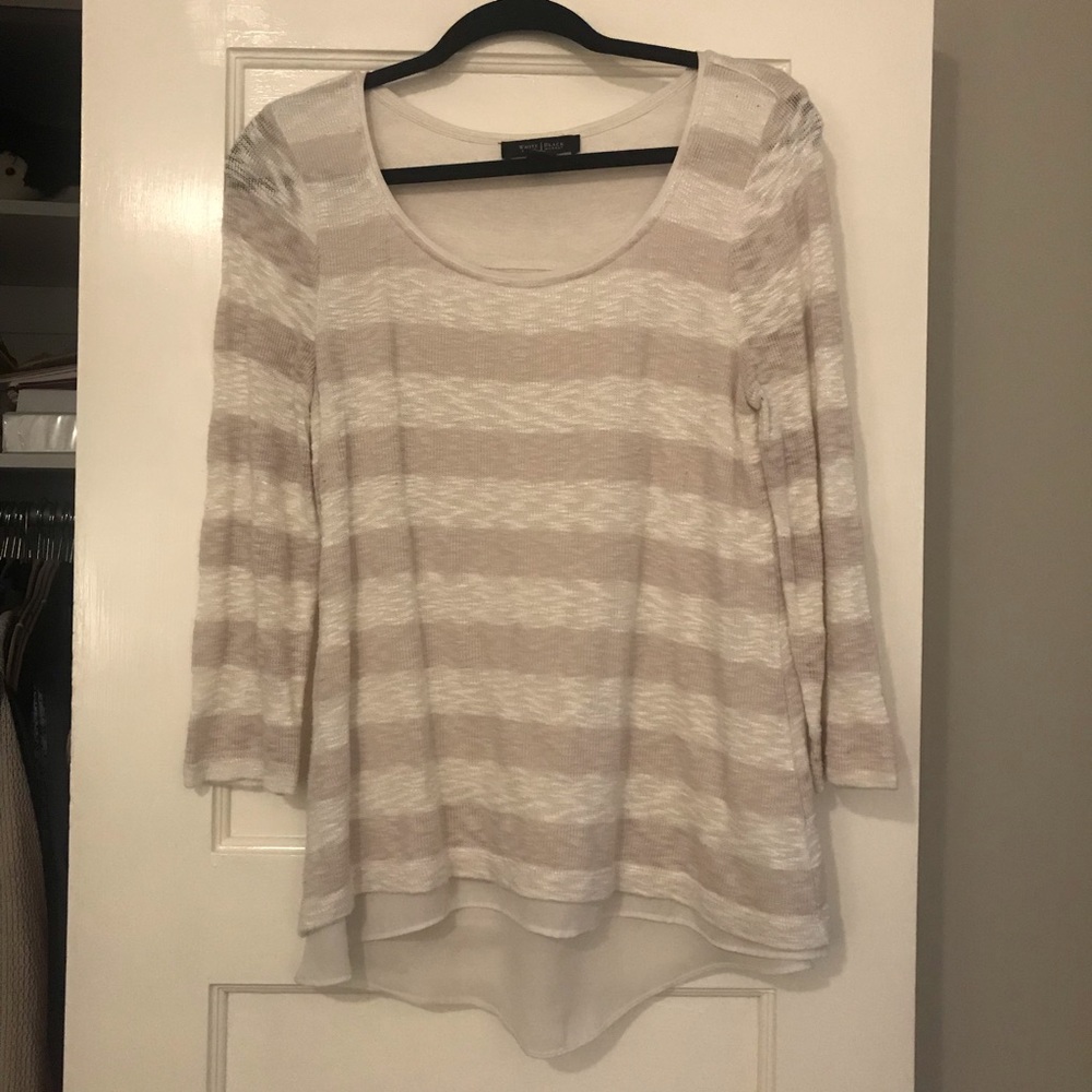 light weight long sleeve striped sweater